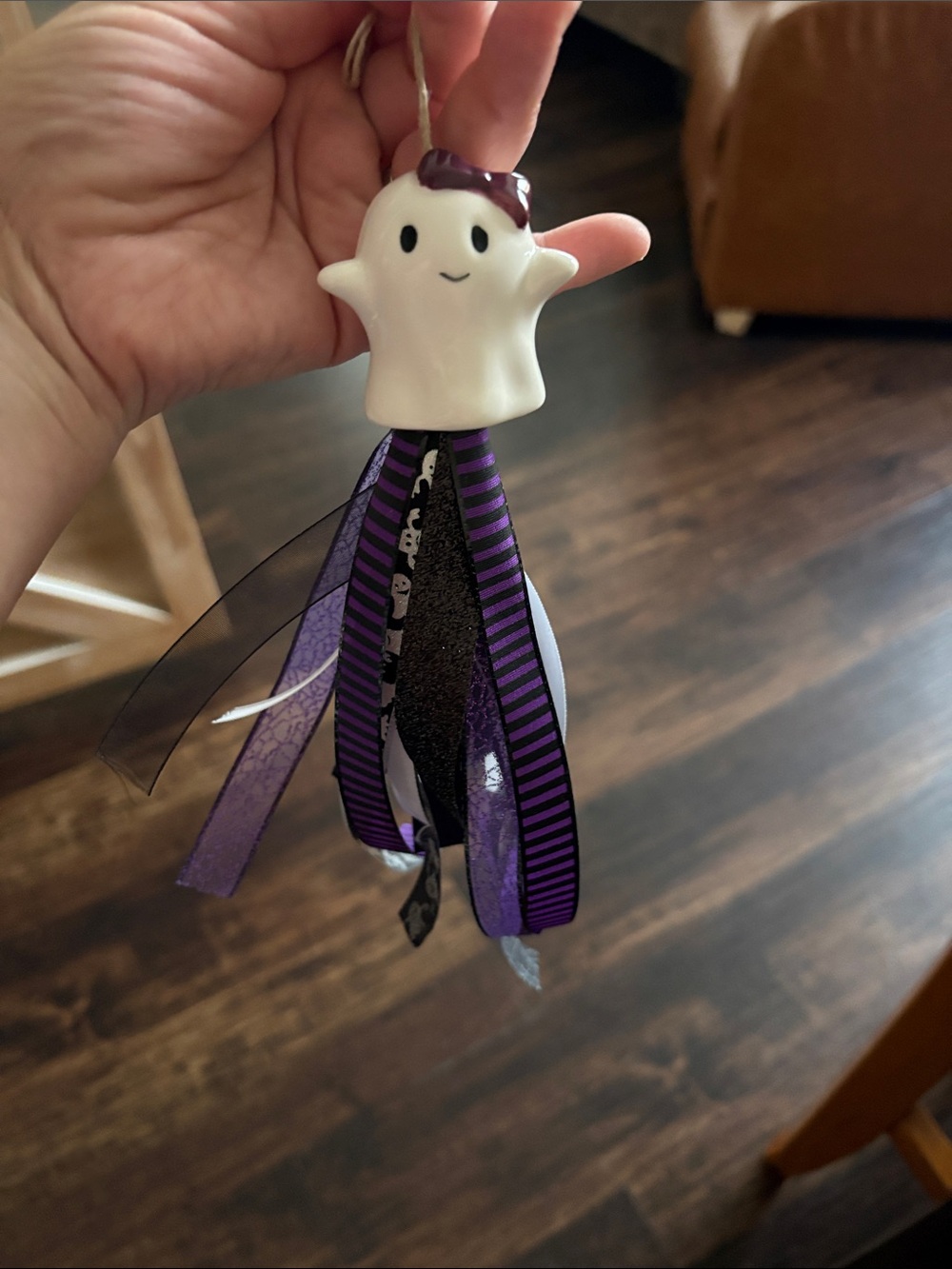 Crackle barrel bag charm- ghost n pepper shaker turn into a bag charm